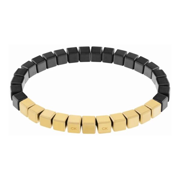 Bransoletka męska Calvin Klein CK Beaded 35000428 stal złota