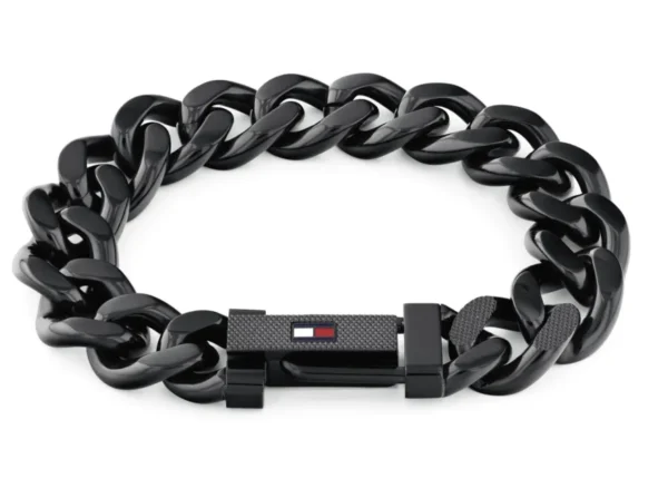 Bransoletka męska Tommy Hilfiger 2790639 stal czarna