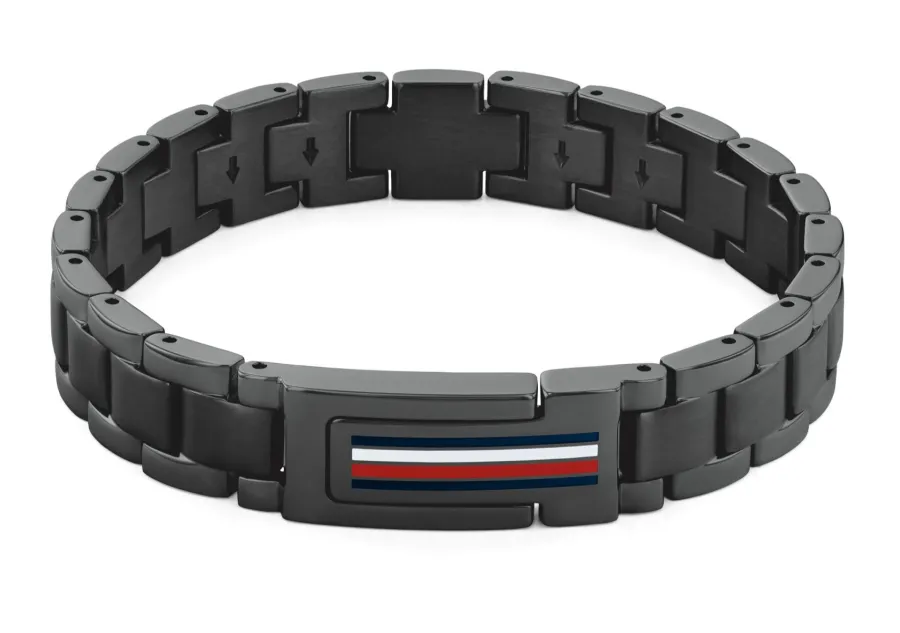 Bransoletka męska Tommy Hilfiger 2790597 stal czarna