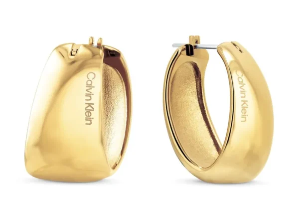 Kolczyki damskie Calvin Klein Modern Purity 35000832 stal złota