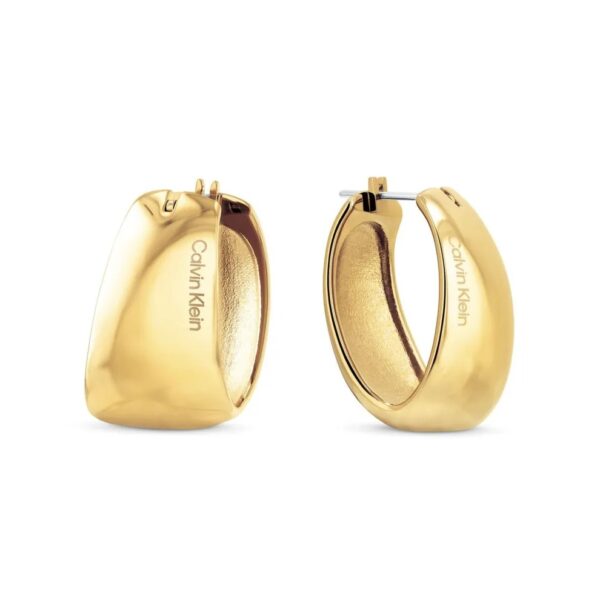 Kolczyki damskie Calvin Klein Modern Purity 35000832 stal złota