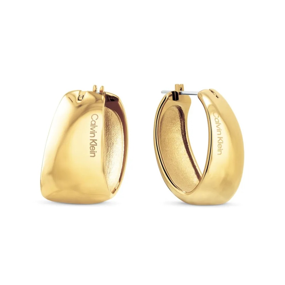 Kolczyki damskie Calvin Klein Modern Purity 35000832 stal złota