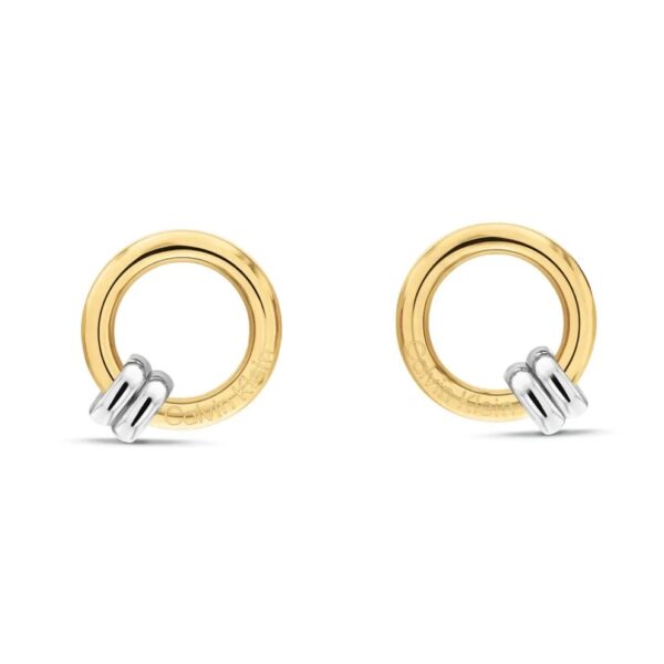 Kolczyki damskie Calvin Klein Duality 35000926 stal złoto-srebrna