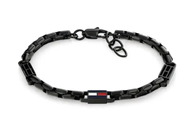 Bransoletka męska Tommy Hilfiger 2790676 ze stali szlachetnej w kolorze czarnym