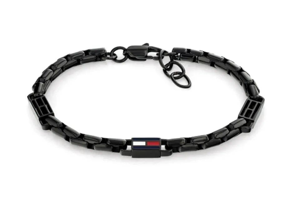 Bransoletka męska Tommy Hilfiger 2790676 ze stali szlachetnej w kolorze czarnym