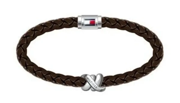 Bransoletka męska Tommy Hilfiger 2790735 skóra brązowa
