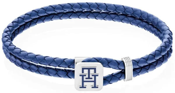 Bransoletka męska Tommy Hilfiger 2790530 skóra granatowa