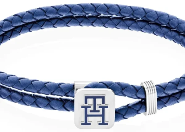 Bransoletka męska Tommy Hilfiger 2790530 skóra granatowa