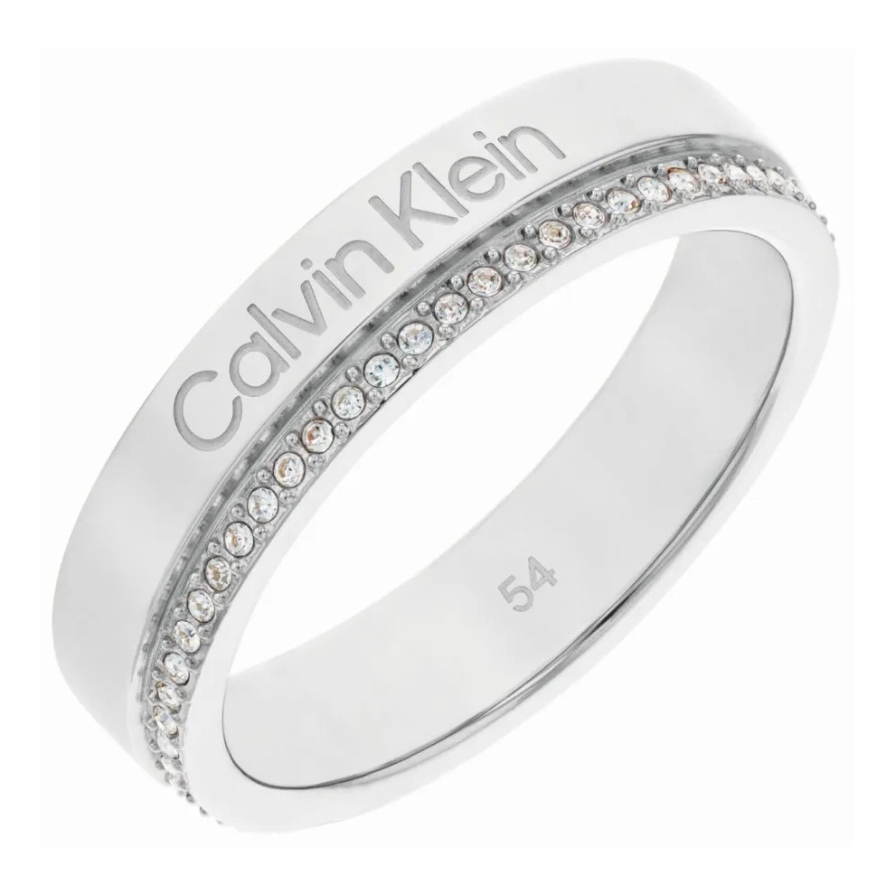 Pierścionek damski Calvin Klein Minimal Linear 35000200c stal srebrna