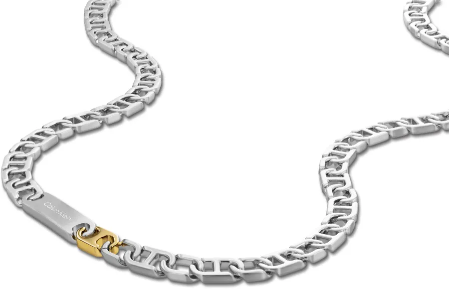 Naszyjnik męski Calvin Klein CK Candid 35100097 stal srebrna – detal zapięcia