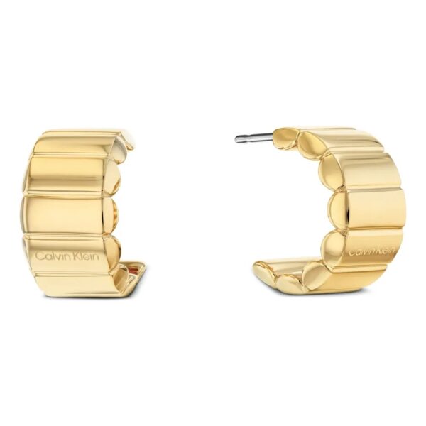 Kolczyki damskie Calvin Klein Modern Repetition 35000944 stal złota