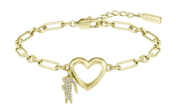 Bransoletka Lacoste Love My Croc 2040647 złota