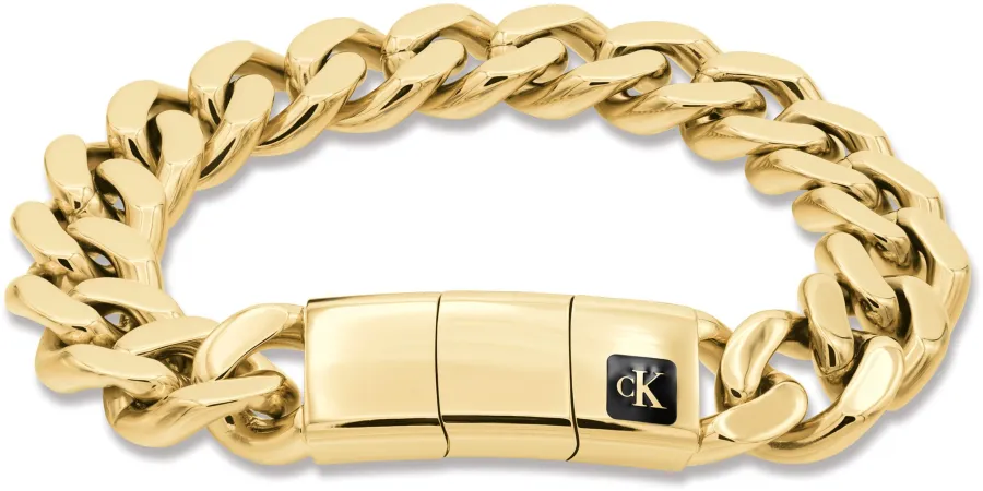 Bransoletka męska Calvin Klein CK Command 35100102 stal złota