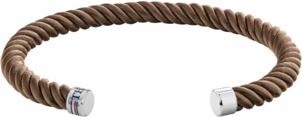 Bransoletka męska Tommy Hilfiger 2790194 skóra brązowa
