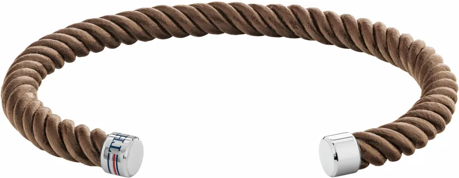 Bransoletka męska Tommy Hilfiger 2790194 skóra brązowa