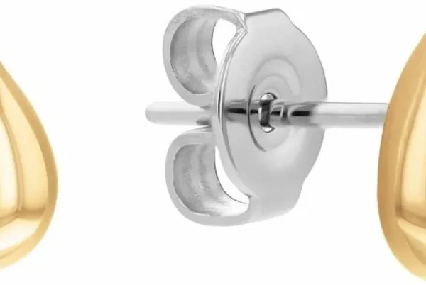 Kolczyki damskie Calvin Klein Sculptured Drops 35000071 stal złota