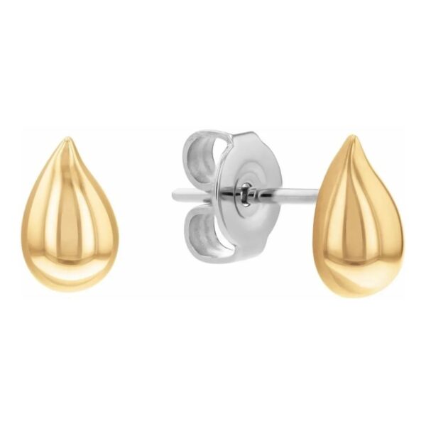 Kolczyki damskie Calvin Klein Sculptured Drops 35000071 stal złota