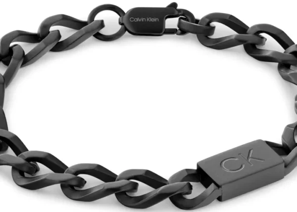 Bransoletka męska Calvin Klein Outlook 35000255 stal czarna