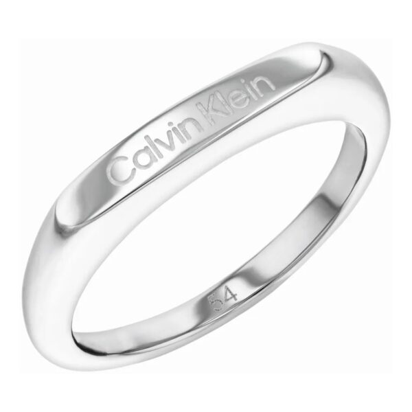 Pierścionek damski Calvin Klein Faceted Bar 35000187b stal srebrna