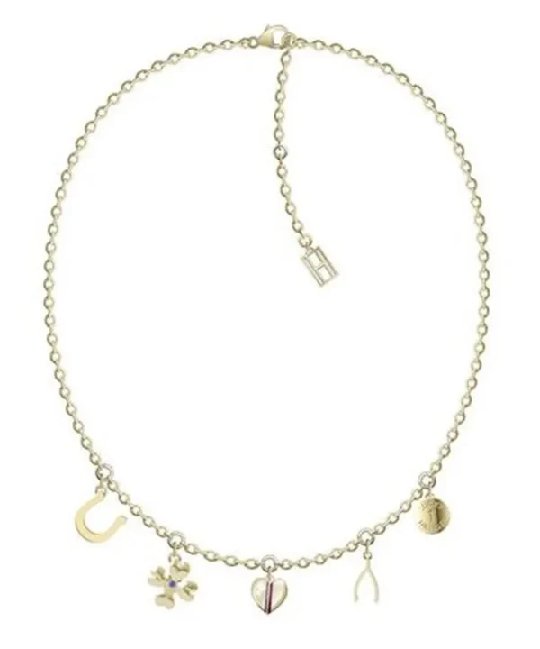 Naszyjnik damski Tommy Hilfiger 2781084 stal złota