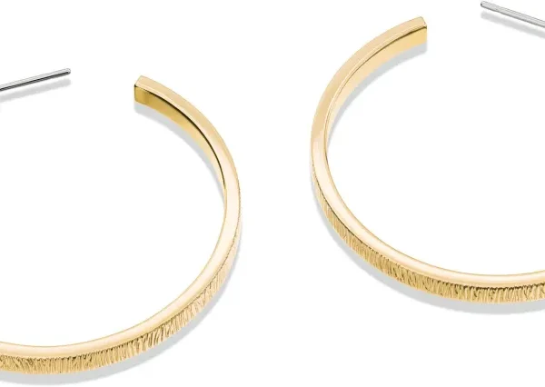 Kolczyki damskie Calvin Klein Sophisticated Texture 35001011 stal złota