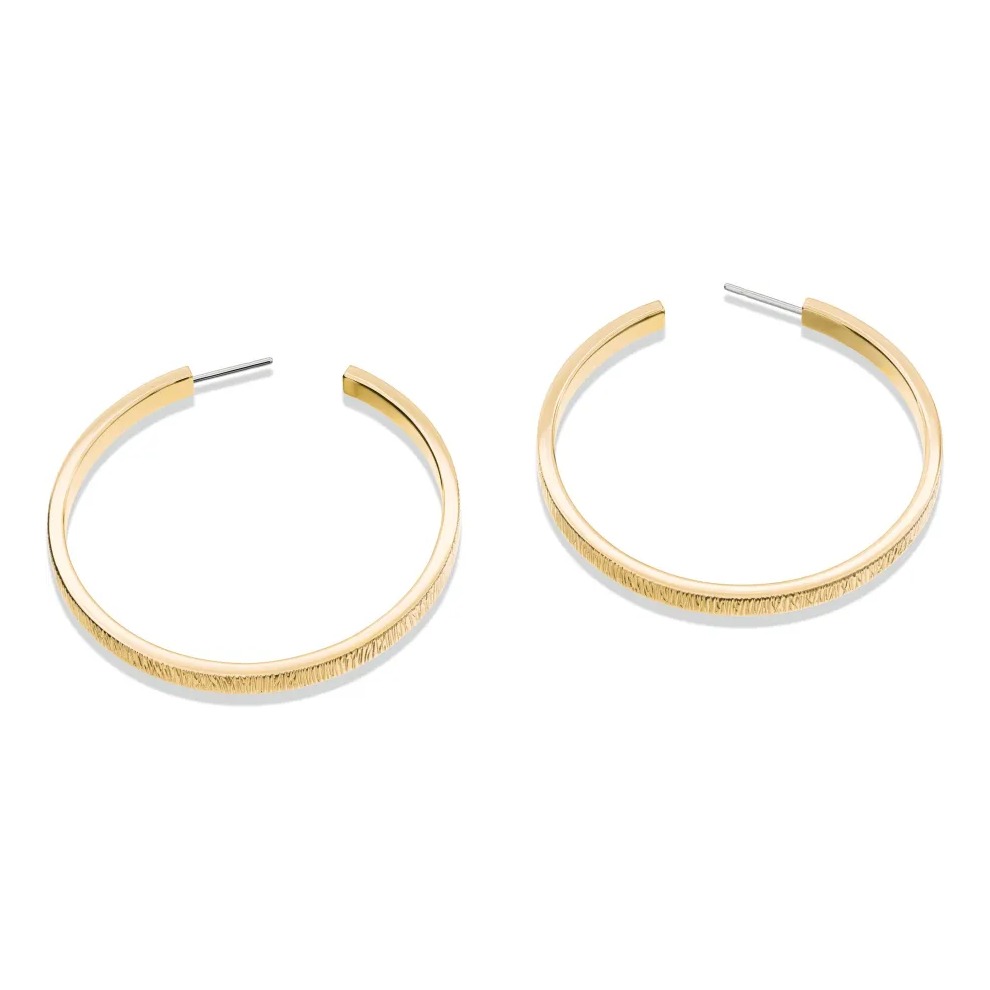 Kolczyki damskie Calvin Klein Sophisticated Texture 35001011 stal złota