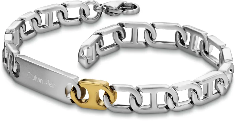 Bransoletka męska Calvin Klein CK Candid 35100098 stal srebrna – detal zapięcia