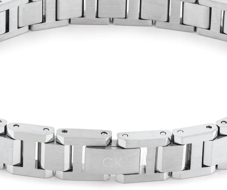 Bransoletka męska Calvin Klein Network 35000284 stal srebrna – zbliżenie