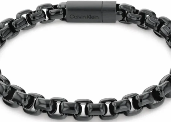 Bransoletka męska Calvin Klein Iconic ID 35000054 stal czarna