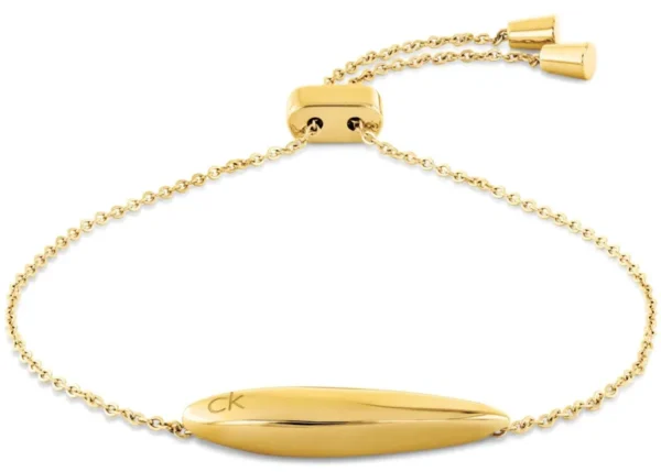 Bransoletka damska Calvin Klein Sculpted 35000824 stal złota