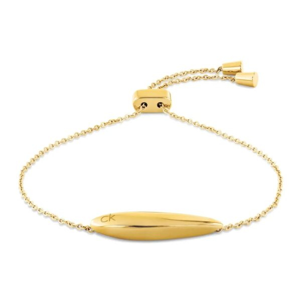 Bransoletka damska Calvin Klein Sculpted 35000824 stal złota