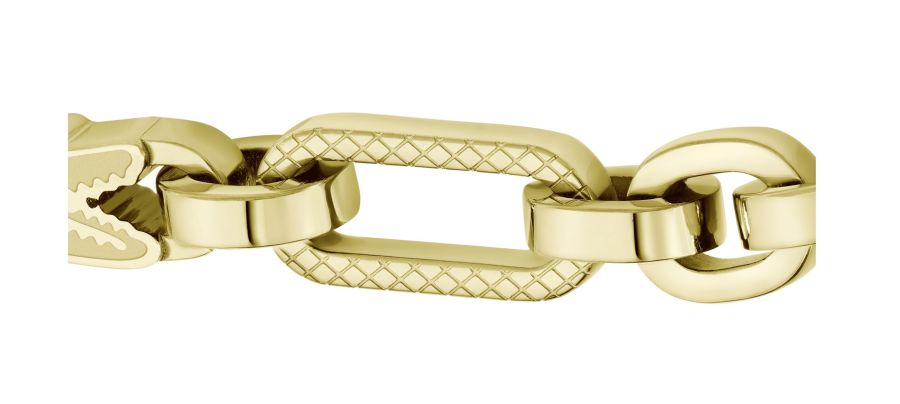 Bransoletka Lacoste Arthor 2040632 złota – zbliżenie