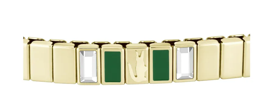 Bransoletka Lacoste Courtline 2040655 złota – zbliżenie