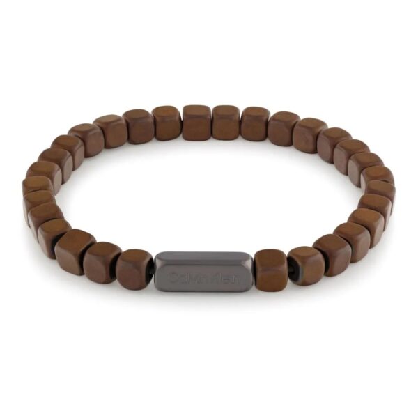 Bransoletka męska Calvin Klein Modern Square 35100061 stal brązowa