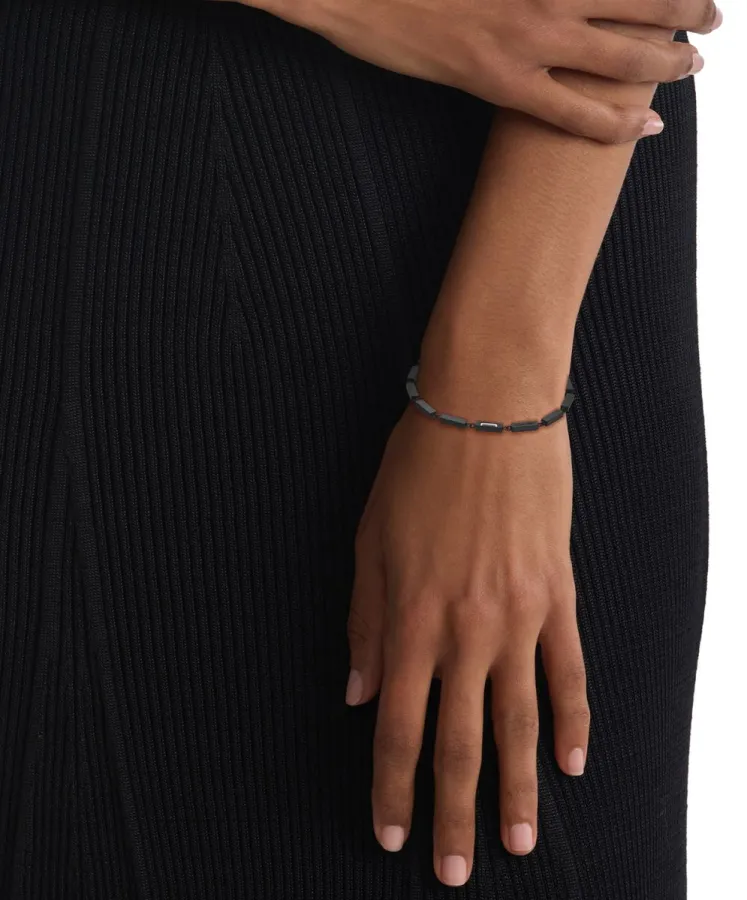 Bransoletka męska Calvin Klein CK Essential Links 35100074 stal czarna – zbliżenie