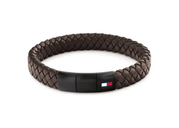 Bransoletka męska Tommy Hilfiger 2790661 skóra brązowa