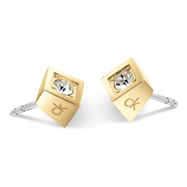 Kolczyki damskie Calvin Klein CK Series 35000981 stal złota
