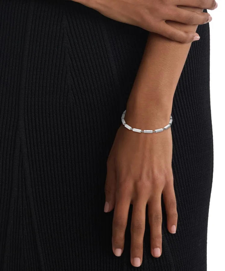 Bransoletka męska Calvin Klein CK Essential Links 35100072 stal srebrna – zbliżenie