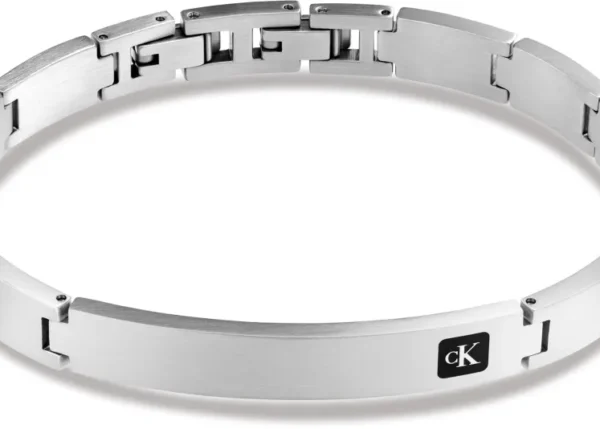 Bransoletka męska Calvin Klein Architectural ID 35100103 stal srebrna