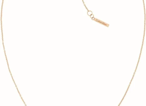 Naszyjnik damski Calvin Klein Minimal Circular 35000145 stal w kolorze różowego złota
