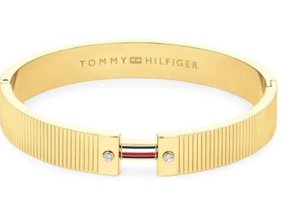 Bransoletka damska Tommy Hilfiger 2781046 stal złota z kryształkami