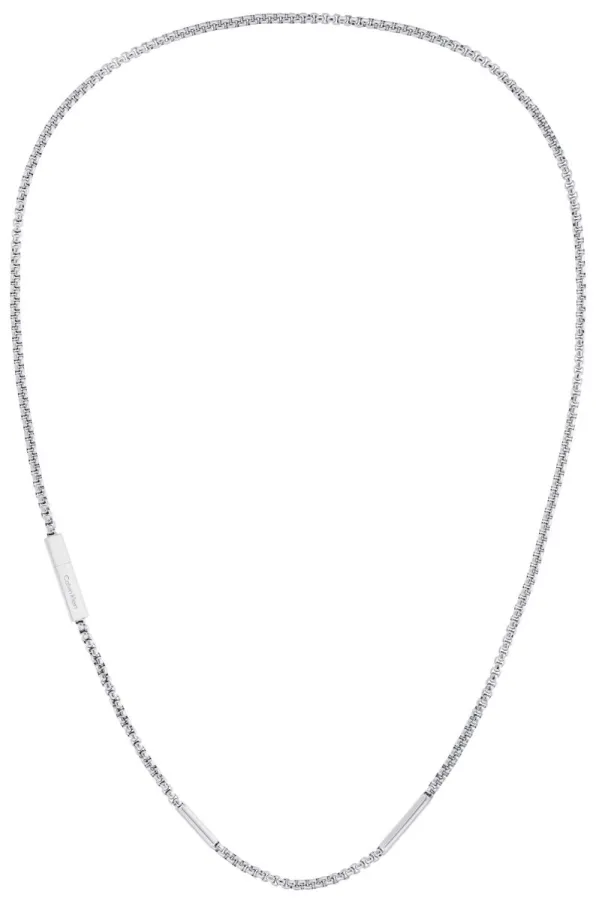 Naszyjnik męski Calvin Klein Cylinder Links 35000573 stal srebrna