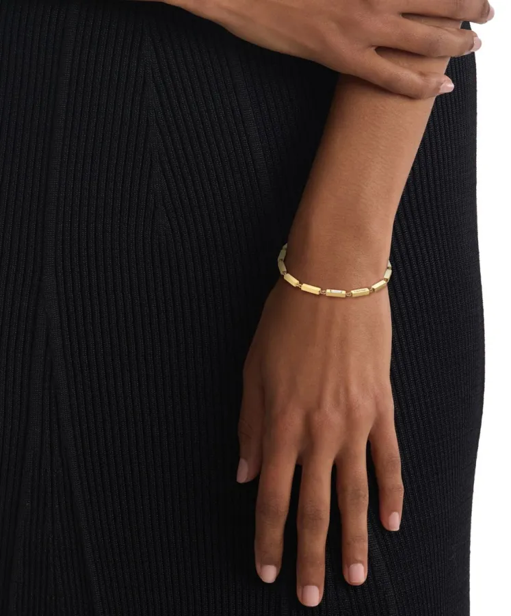 Bransoletka męska Calvin Klein CK Essential Links 35100073 stal złota – zbliżenie