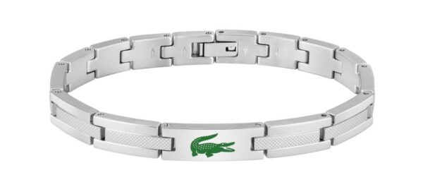 Bransoletka Lacoste Stencil 2040625 srebrna