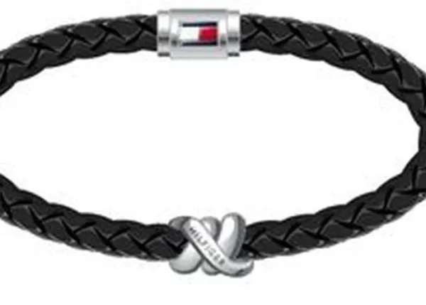 Bransoletka męska Tommy Hilfiger 2790734 skóra czarna