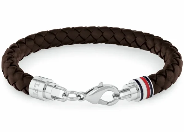 Bransoletka męska Tommy Hilfiger 2790546 skóra brązowa