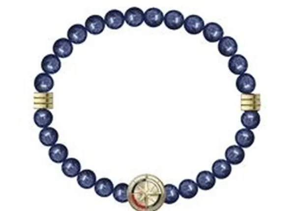 Bransoletka męska Tommy Hilfiger 2790723 stal złota z granatowym akcentem