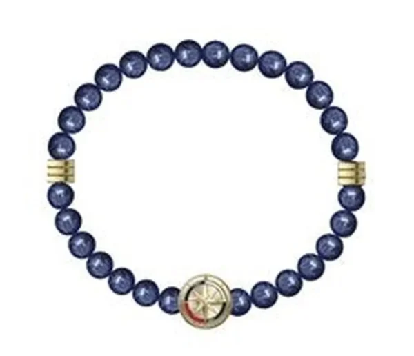 Bransoletka męska Tommy Hilfiger 2790723 stal złota z granatowym akcentem