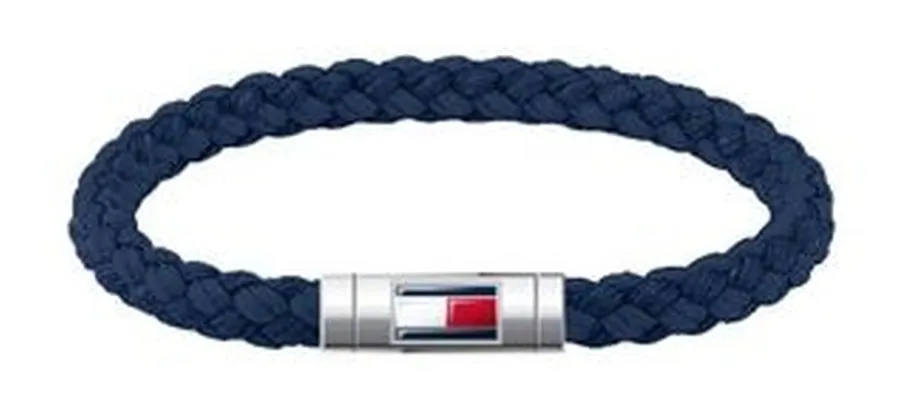 Bransoletka męska Tommy Hilfiger 2790740 skóra granatowa