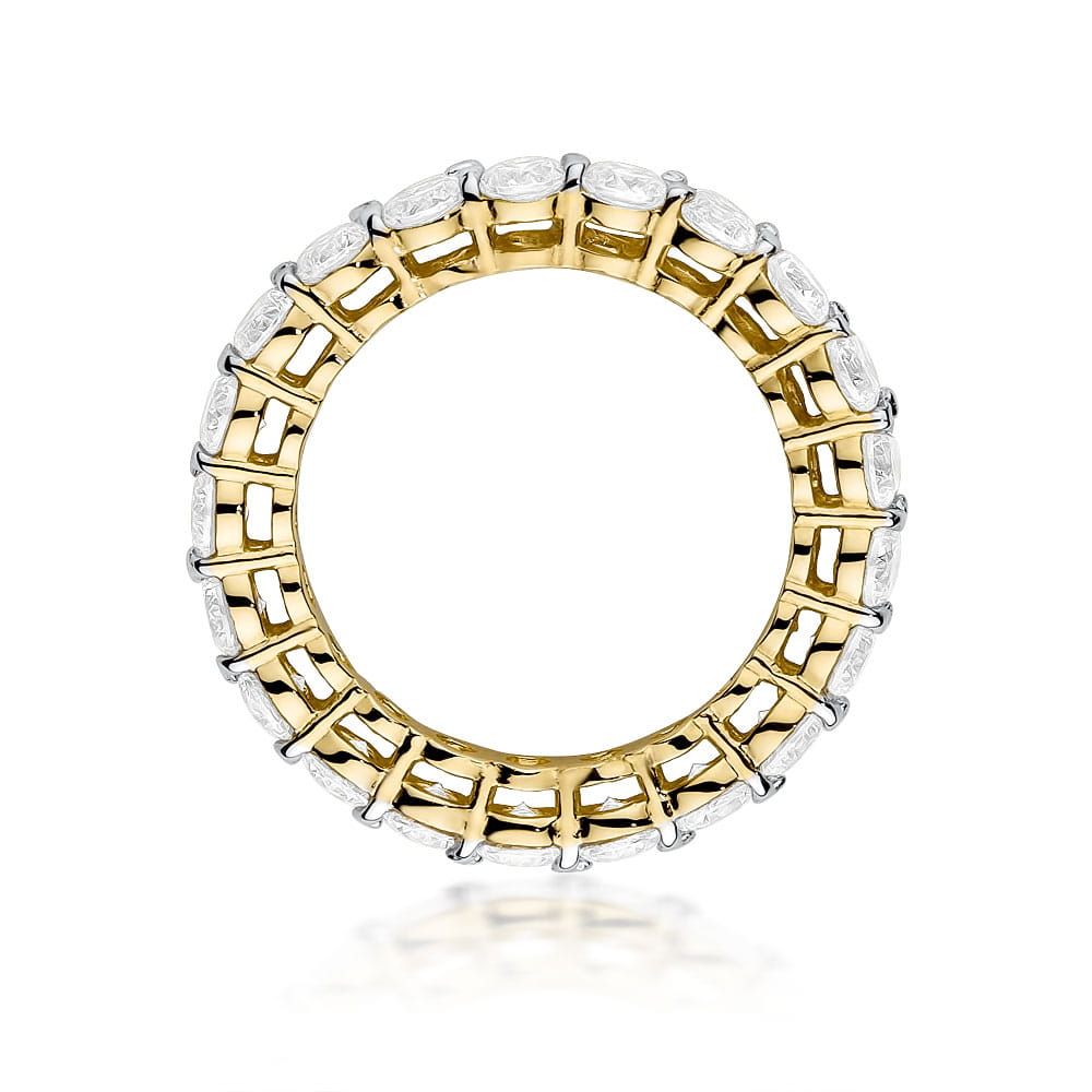 Pierścionek z brylantami 2,28 ct, żółte złoto 585